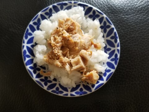 離乳食後期★うすあじの鶏もも丼